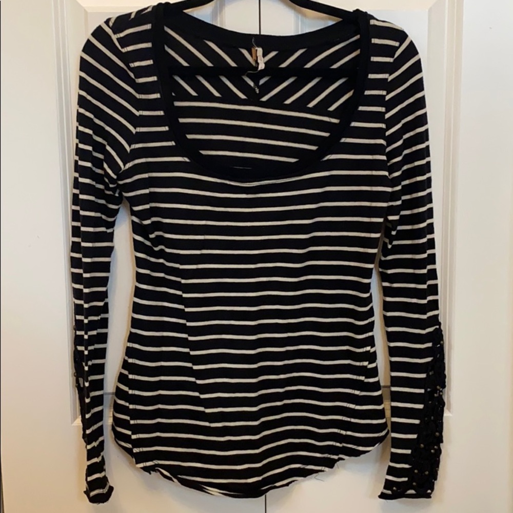 Black and White Striped shirt